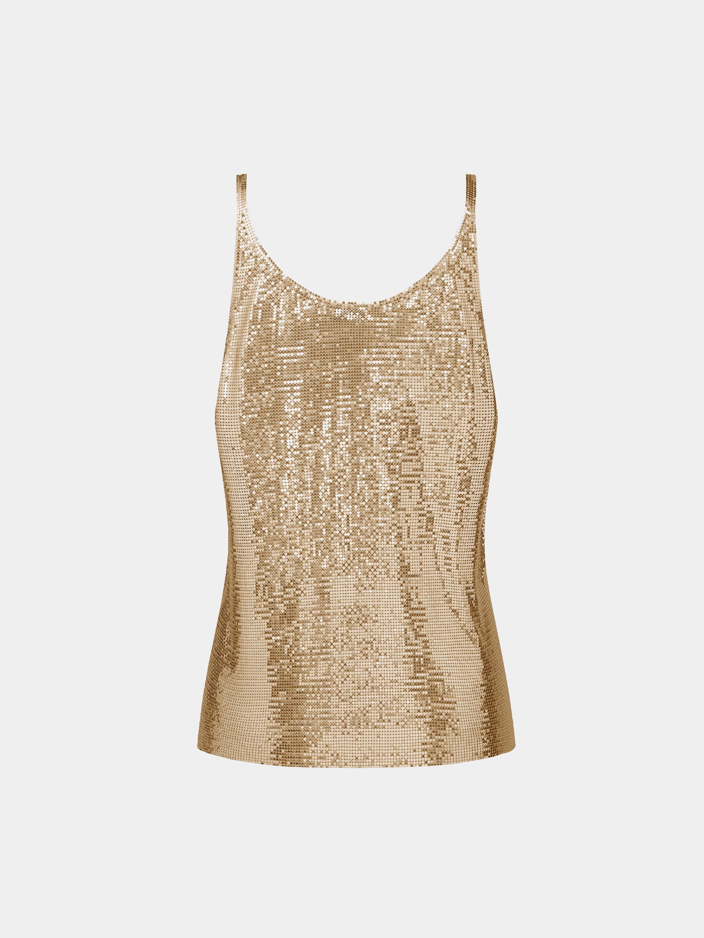 Gold chainmail top