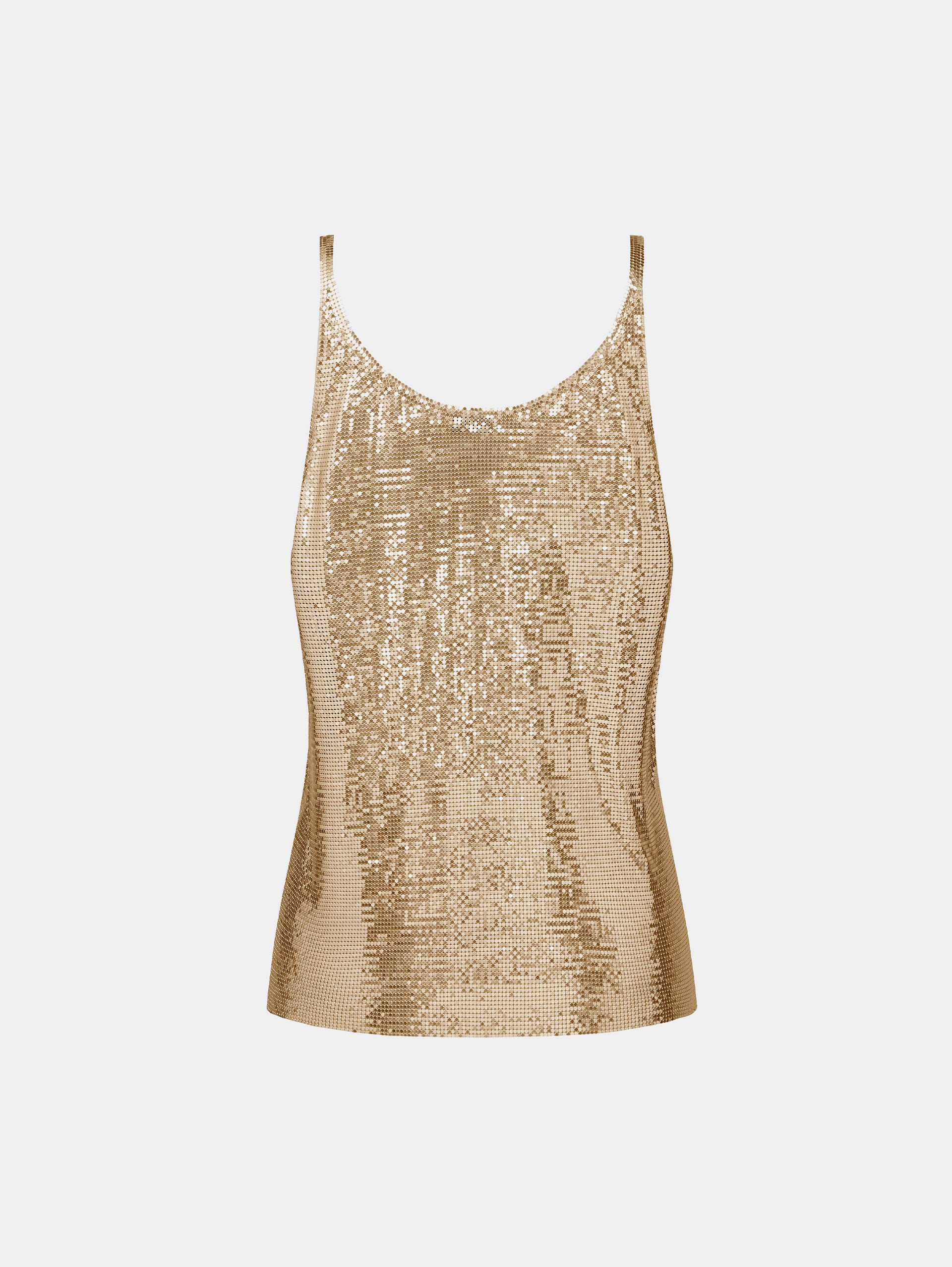 Gold chainmail top