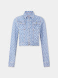 Veste denim monogramme  