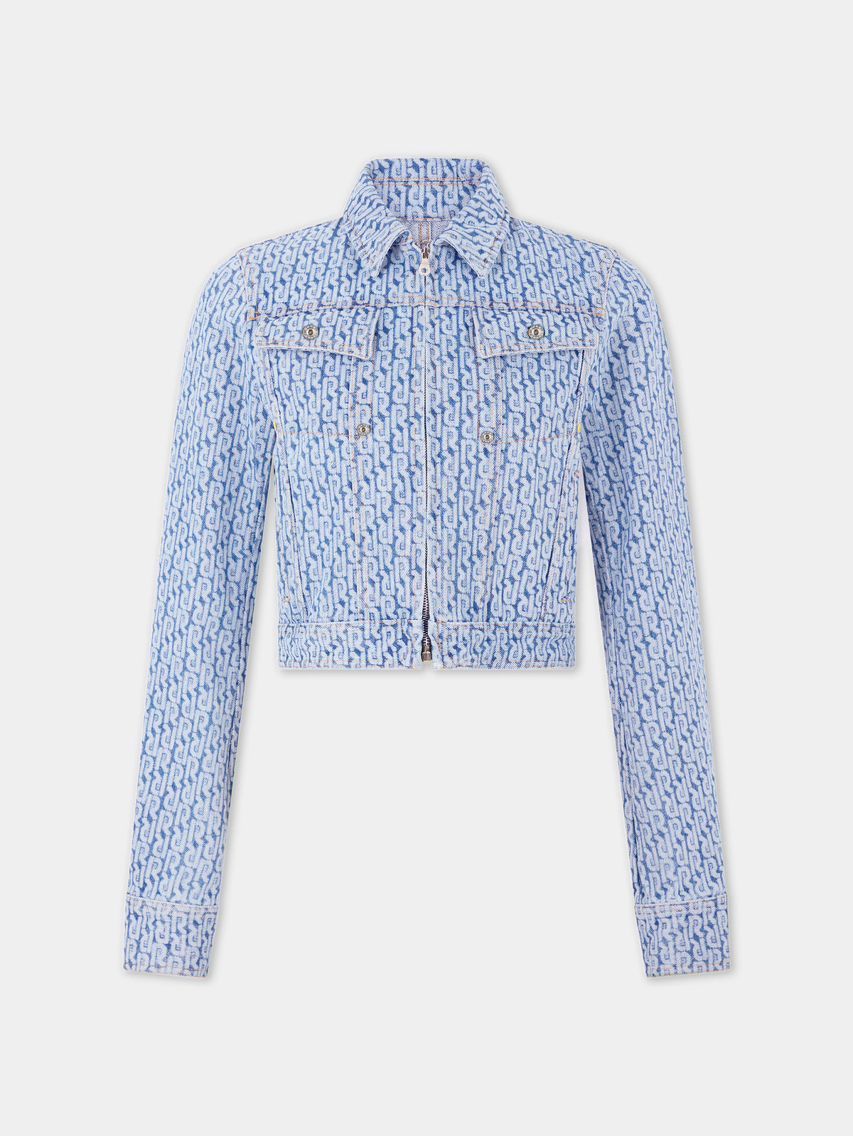 Veste denim monogramme  