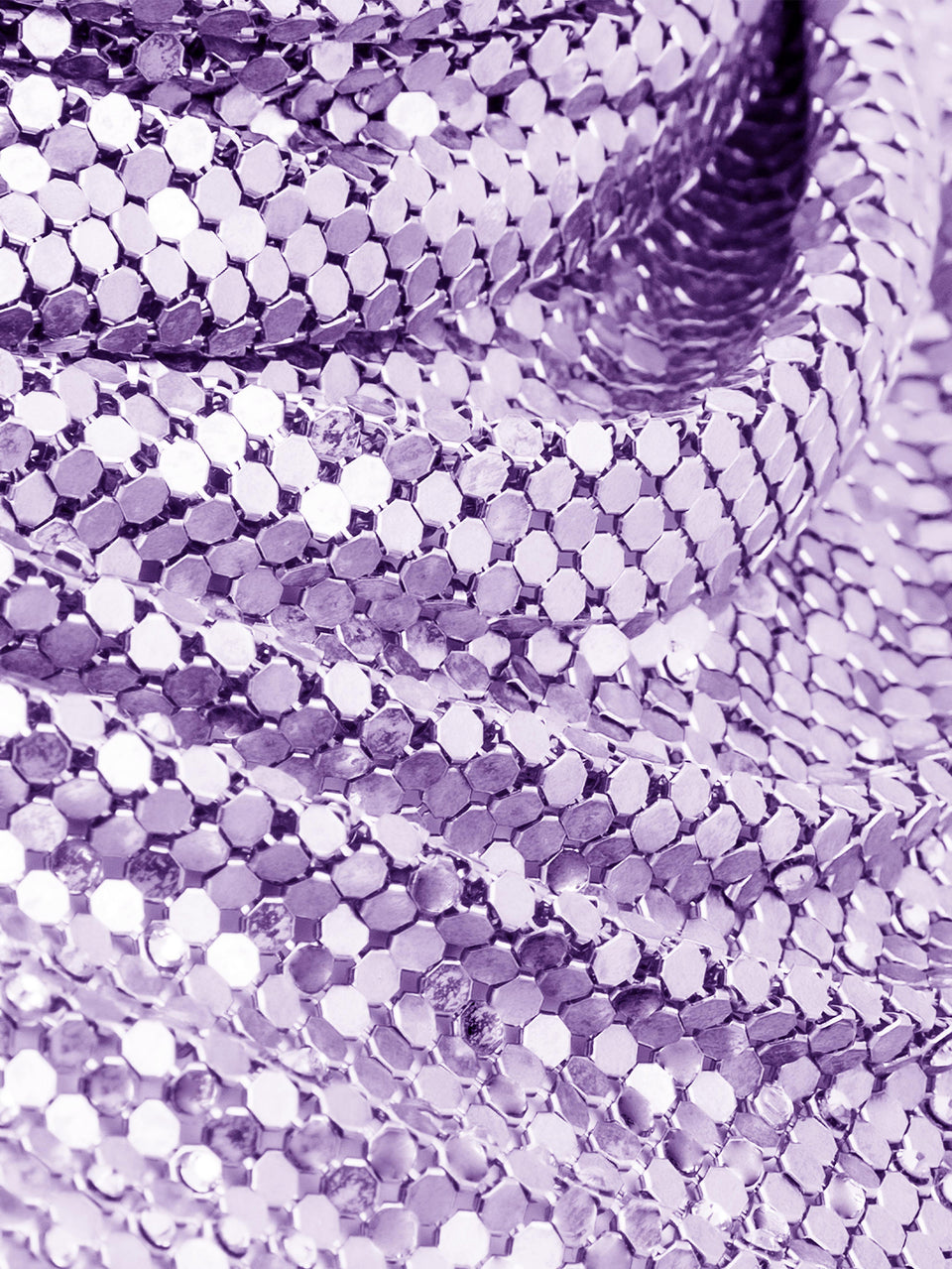 Purple chainmail Scarf