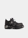 RABANNE x NEW ROCK BLACK SHOES
