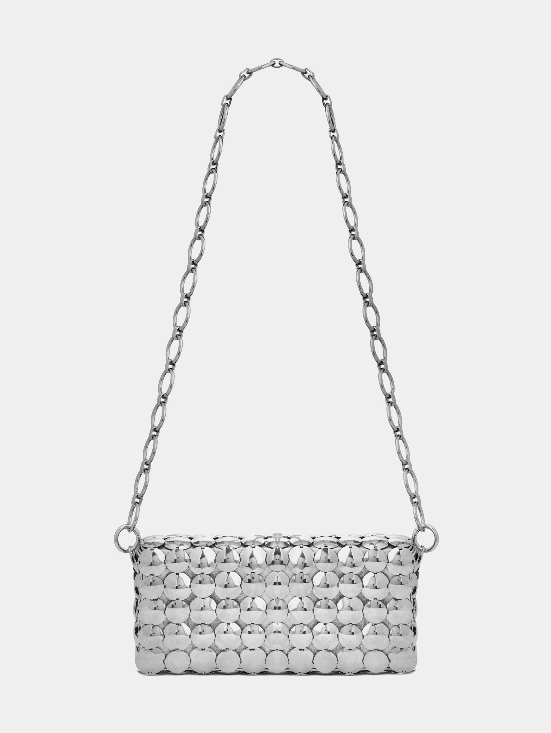 Silver Quilted Bag