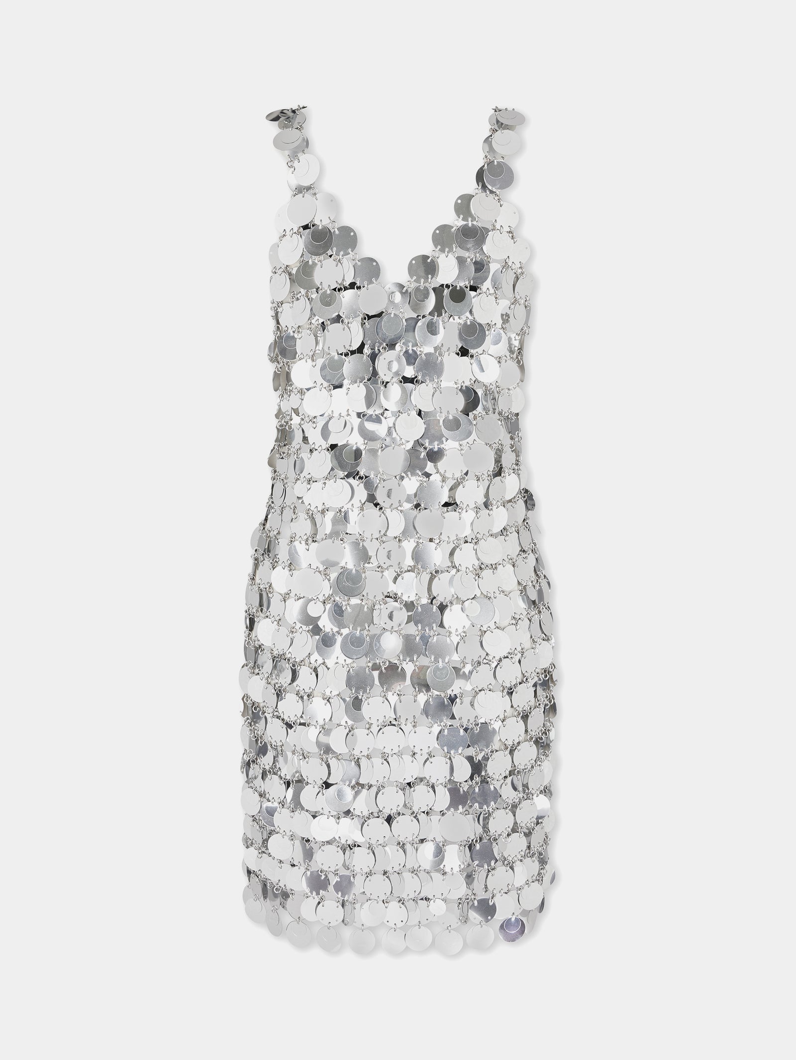 Silver sparkle discs dress - Image 2