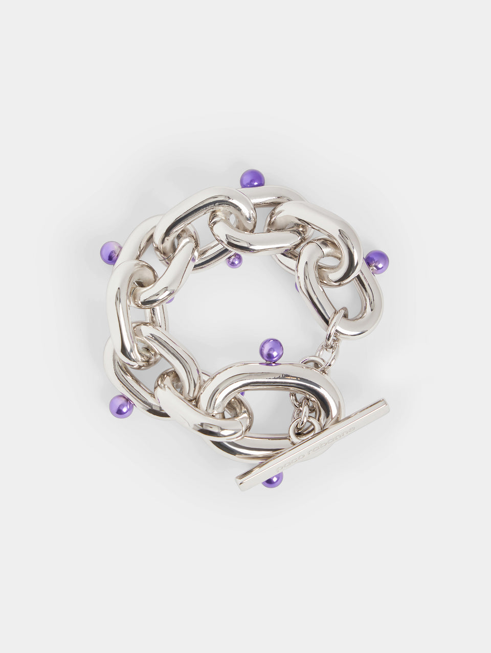 Bracelet en argent XL Link avec perles