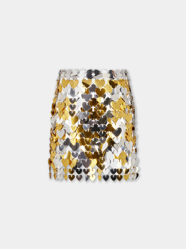 Silver/gold sparkle discs skirt
