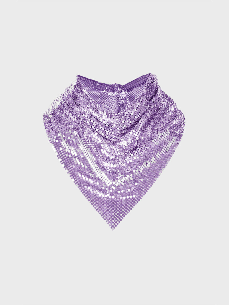 Purple chainmail Scarf