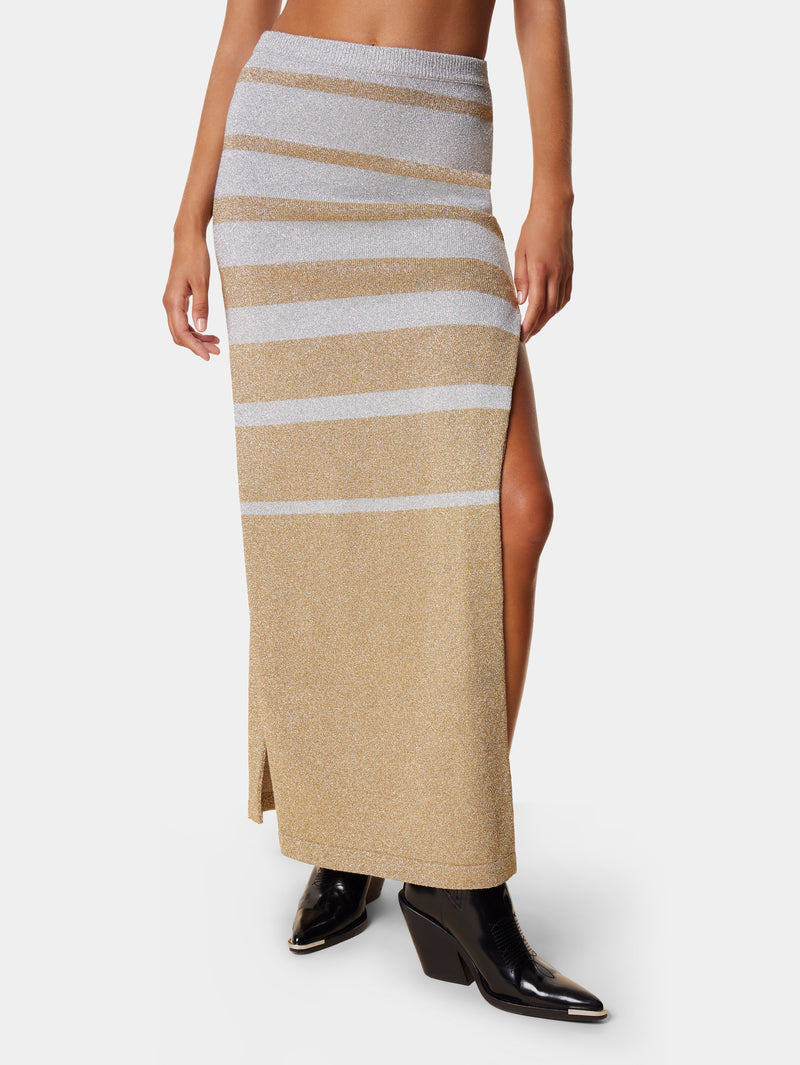 Gold and Silver Long Skirt