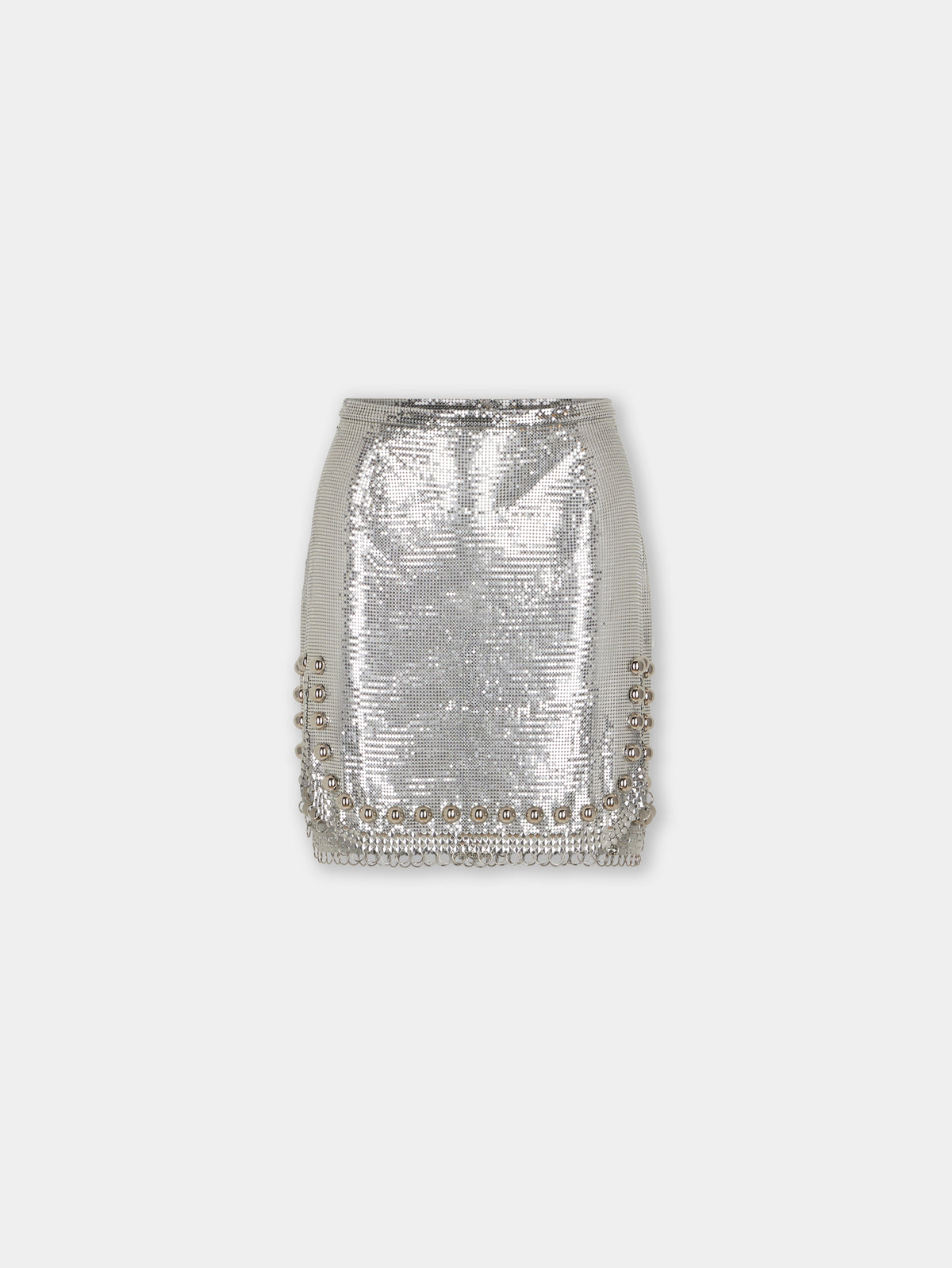 SHORT SKIRT IN MESH - Image 1