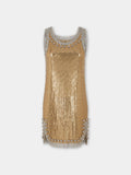 SHORT DRESS IN MESH