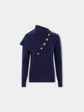 Navy sweater in wool