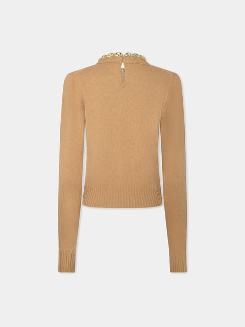 SWEATER IN WOOL AND CASHMERE