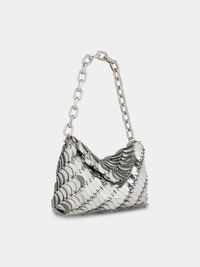 Silver Paco clutch Bag