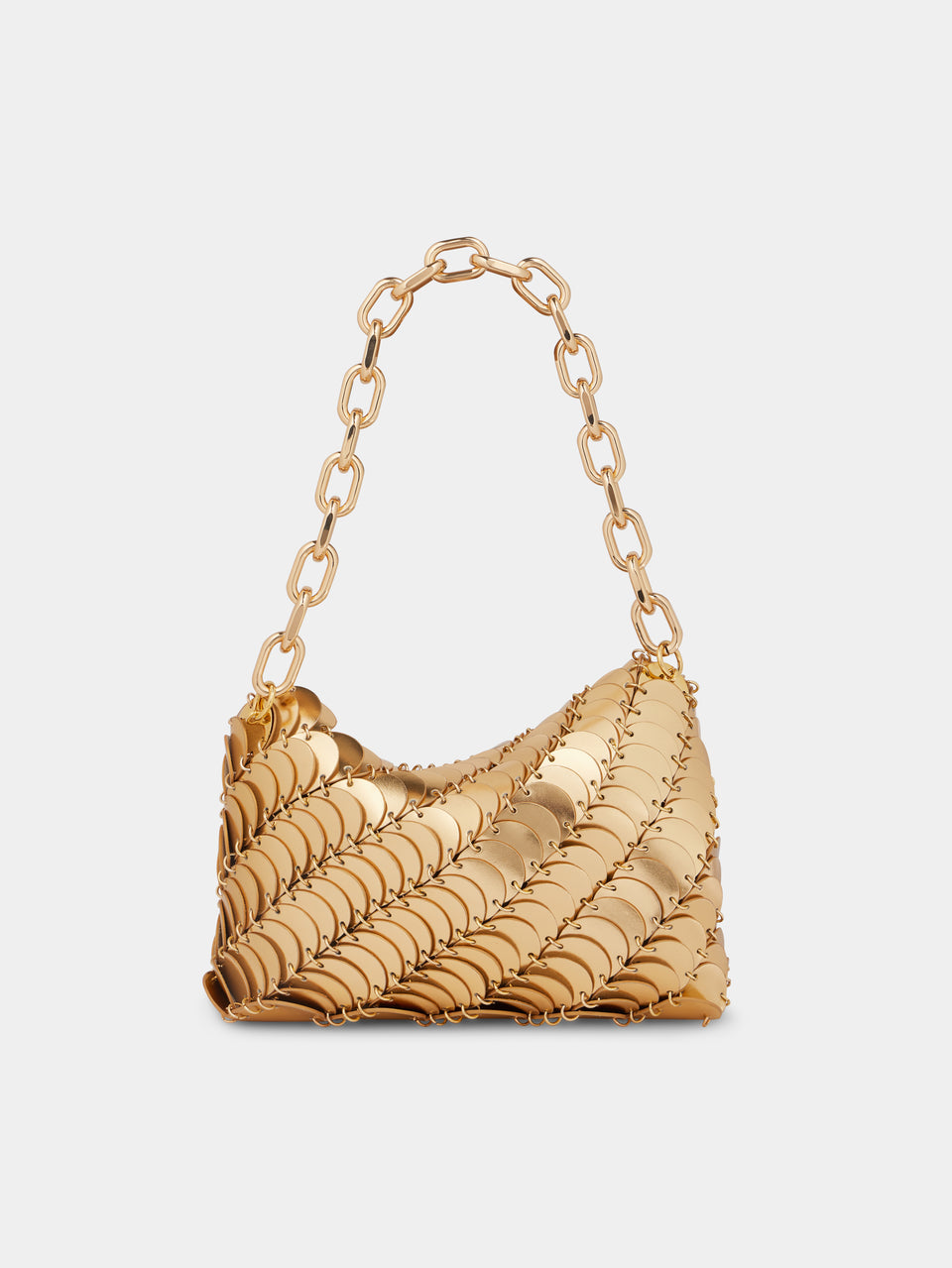 Gold Paco clutch Bag