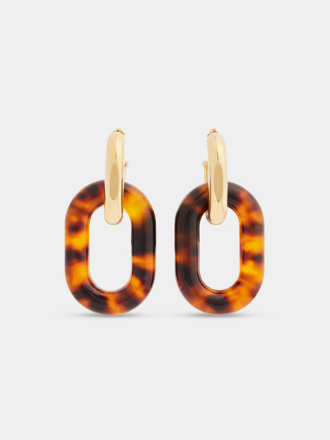 XL LINK OVERSIZED TARTARUGA EARRINGS