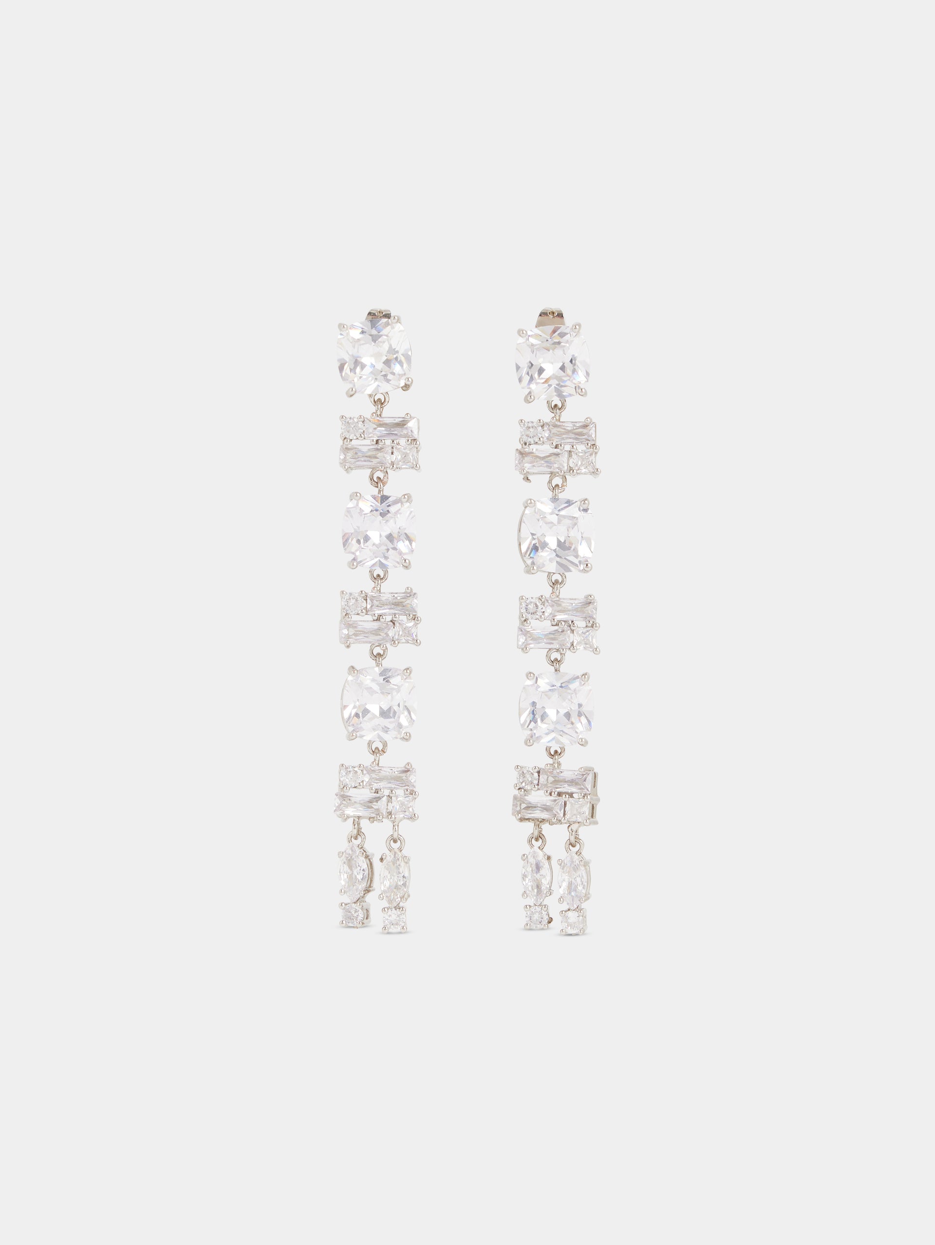 LONG STRASS EARRINGS