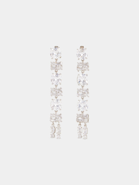 LONG STRASS EARRINGS