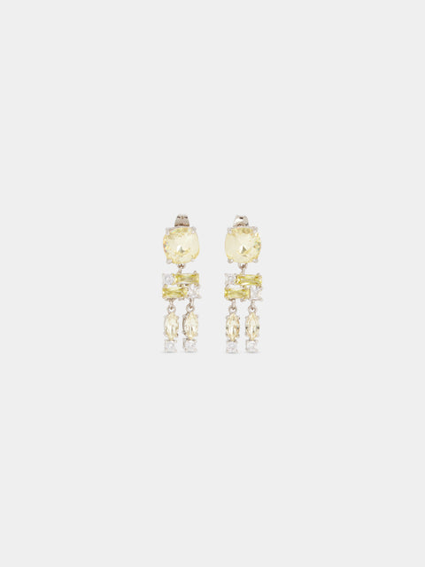 yellow STRASS EARRINGS