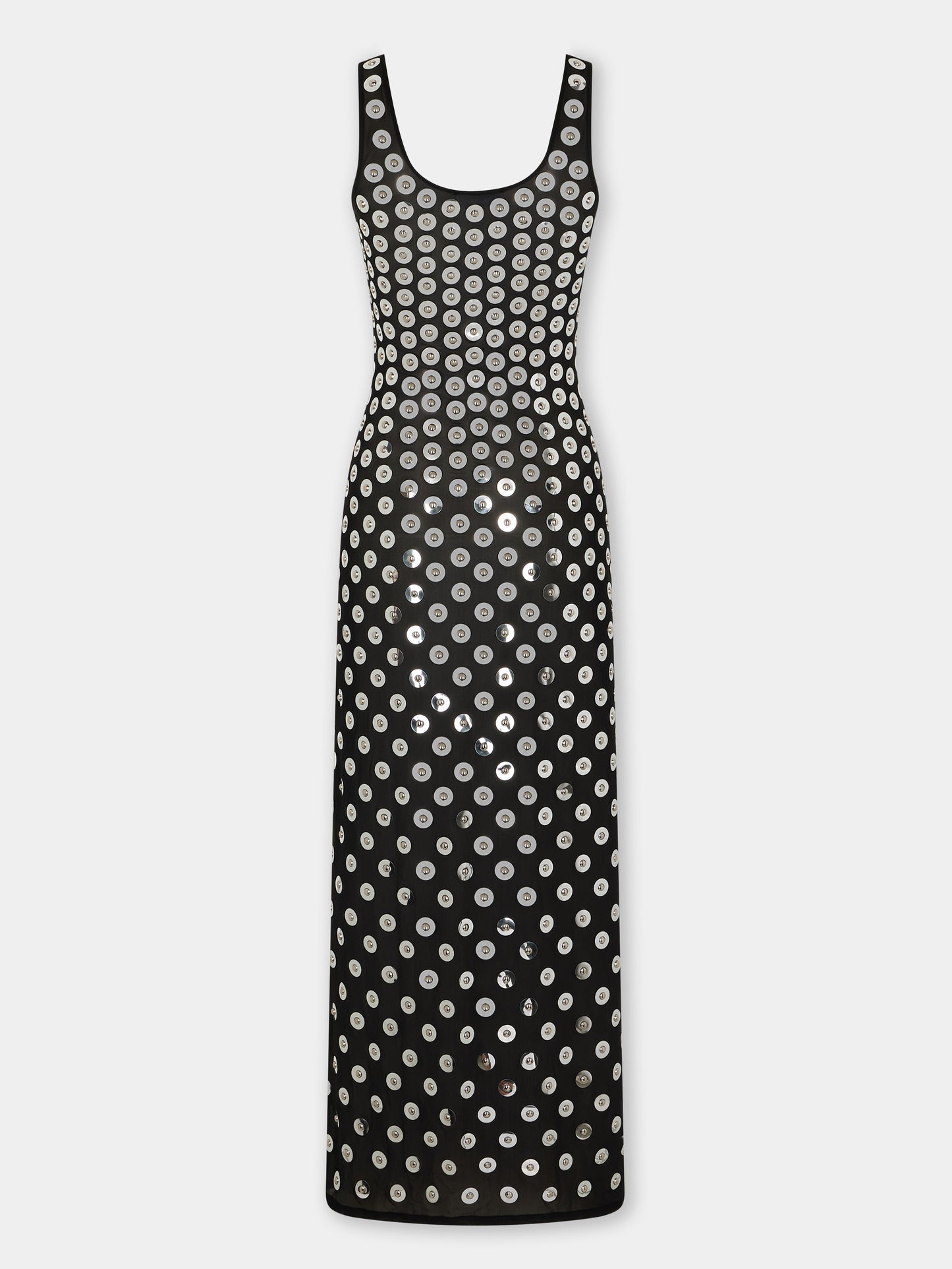 ROBE LONGUE BRODEE EN JERSEY SECOND SKIN 