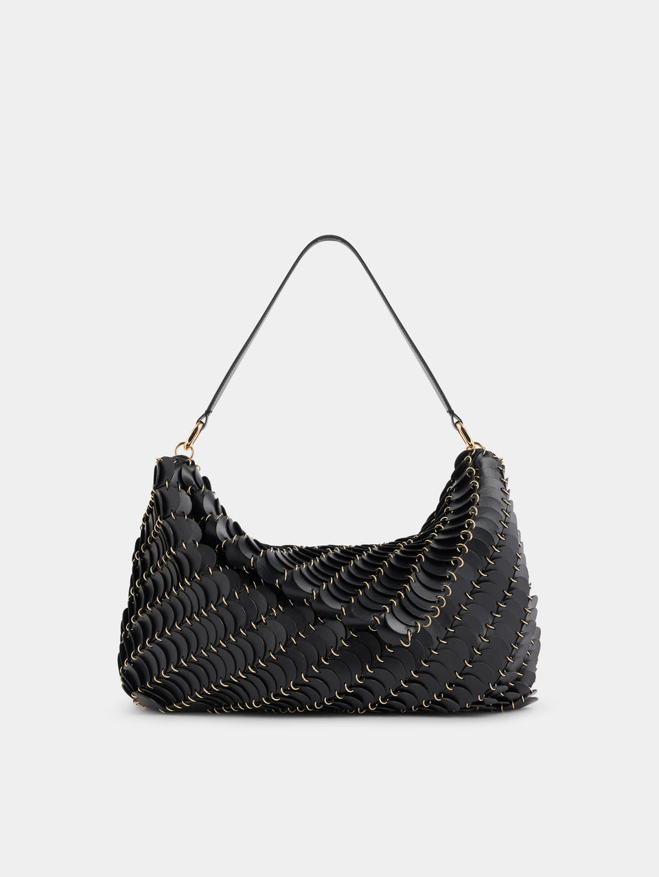 black PACO BAG IN LEATHER