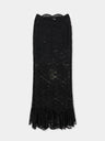 Maxi lace black skirt