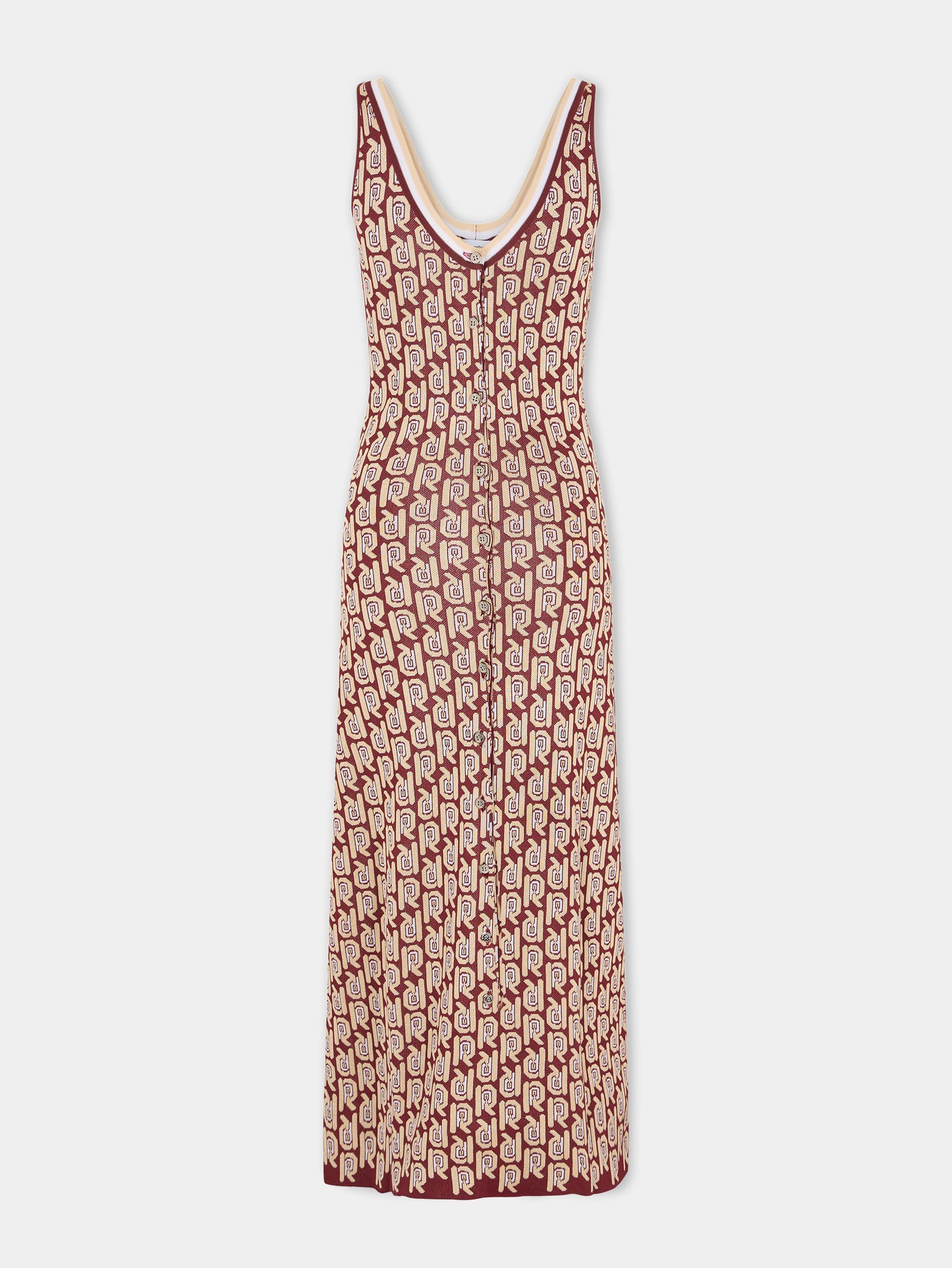Robe longue monogramme