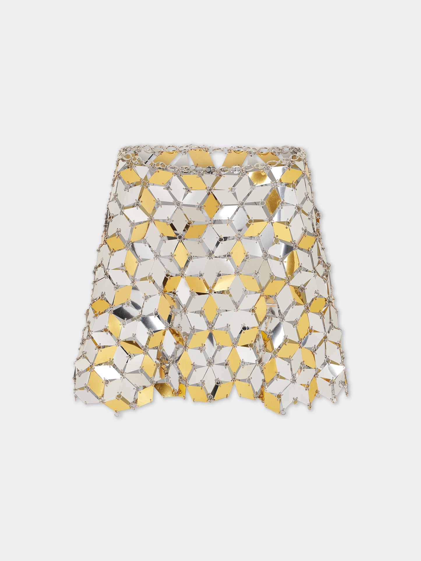 Short sparkle discs rhombic skirt