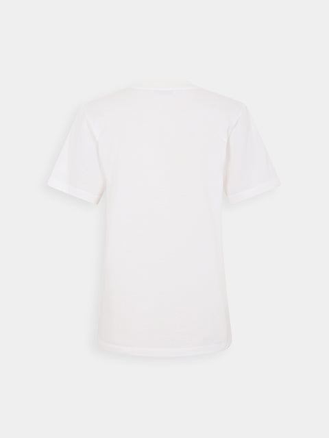 White Visconti-inspired T-shirt