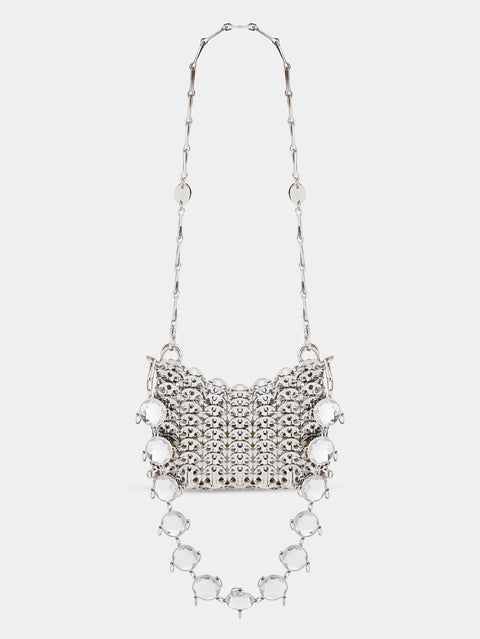 iconic Nano 1969 bag with oversized crystals chain