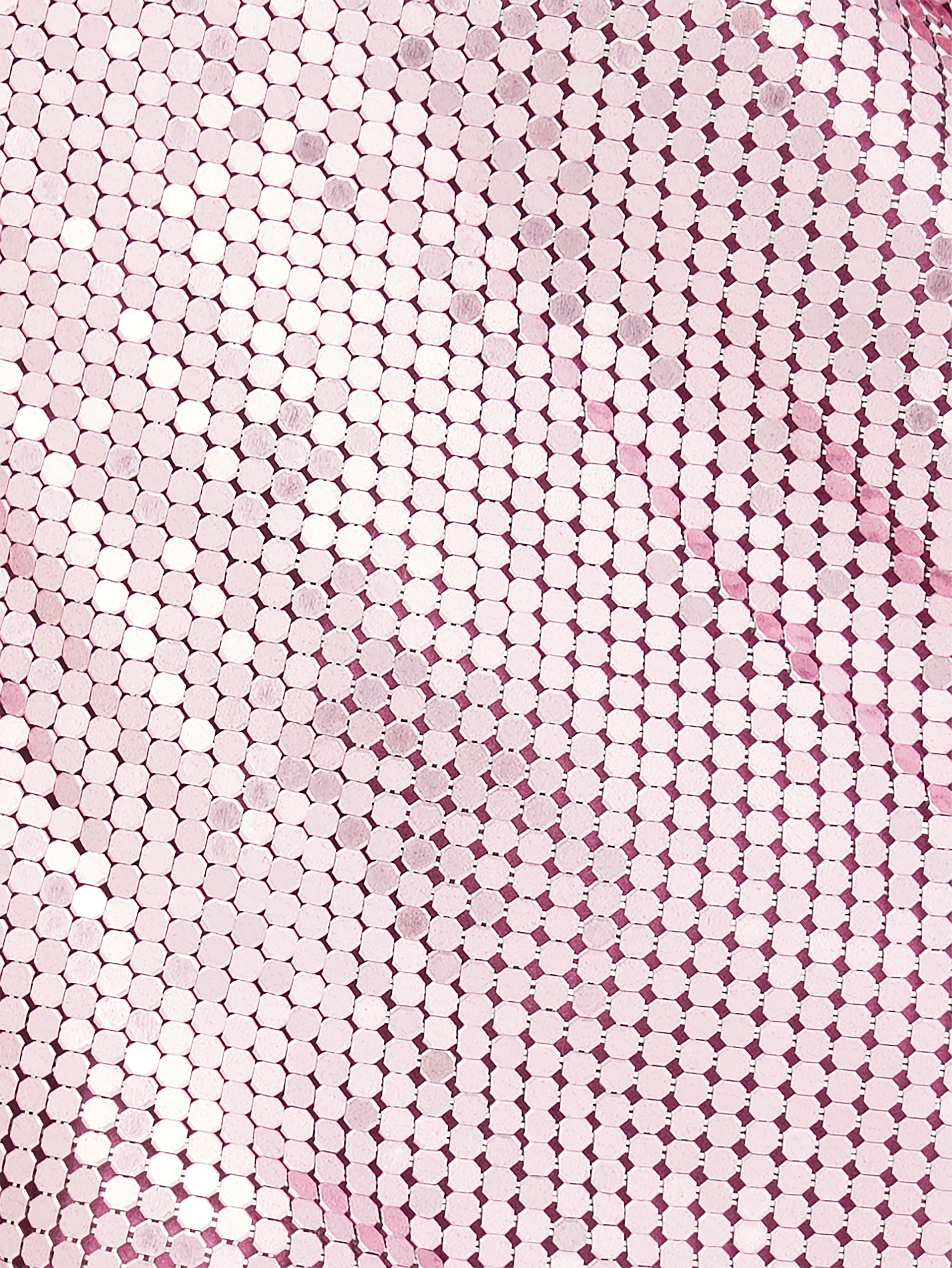Mini pochette cotte de maille rose 