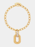 Gold xl link necklace