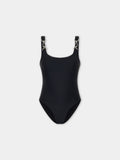 Swimsuit with hook details