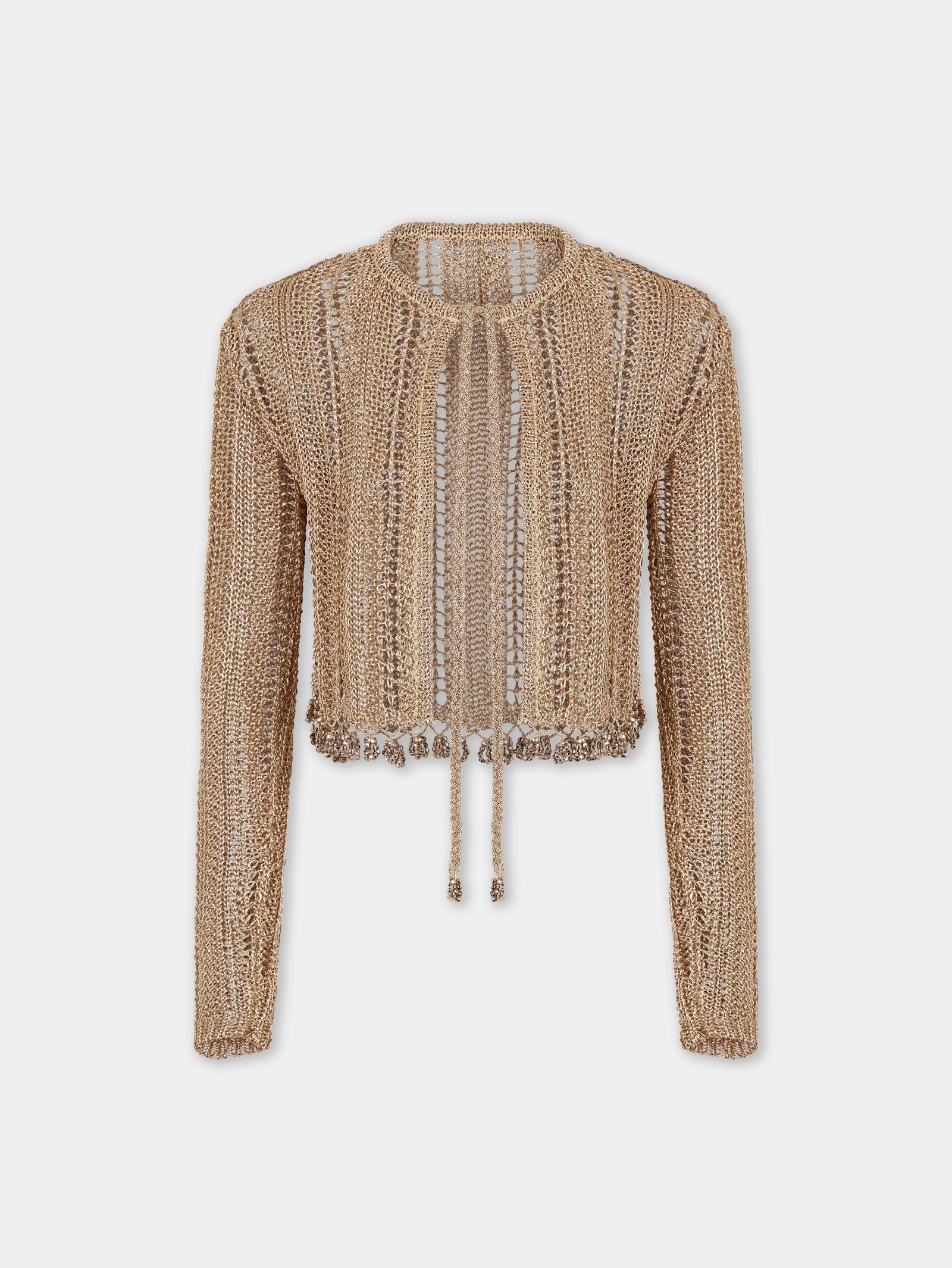 Cardigan in crochet position 1 - Image 1