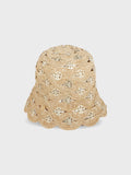 Beige bob in raffia position 1