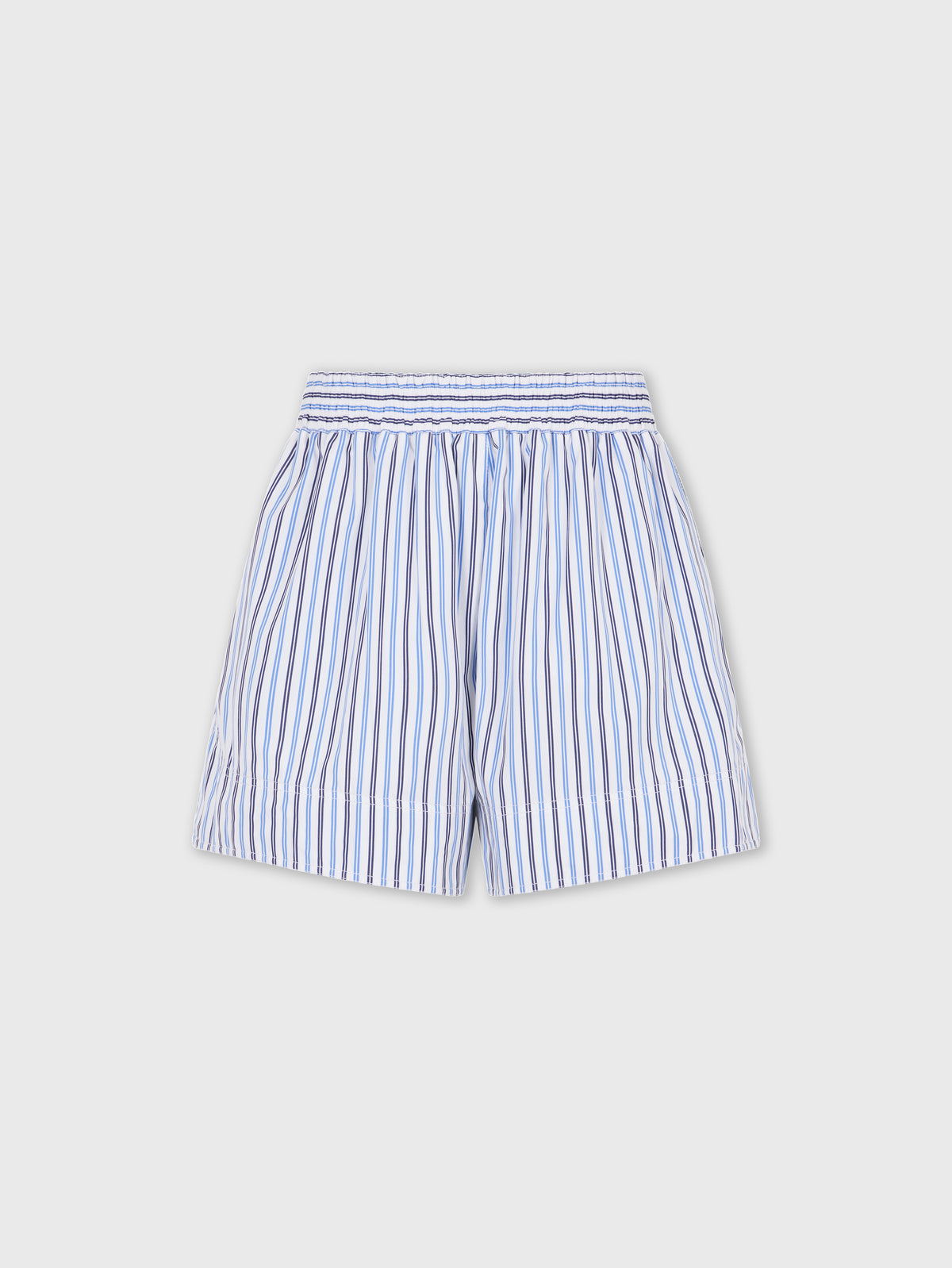 STRIPED SHORTS IN COTTON POPLIN position 1