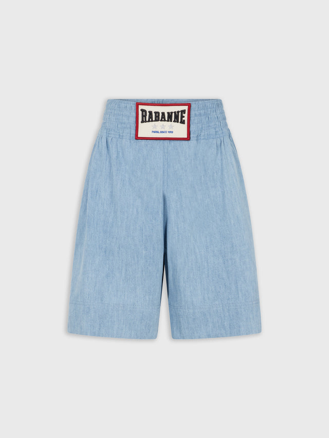 LIGHT BLUE BERMUDA SHORTS IN DENIM