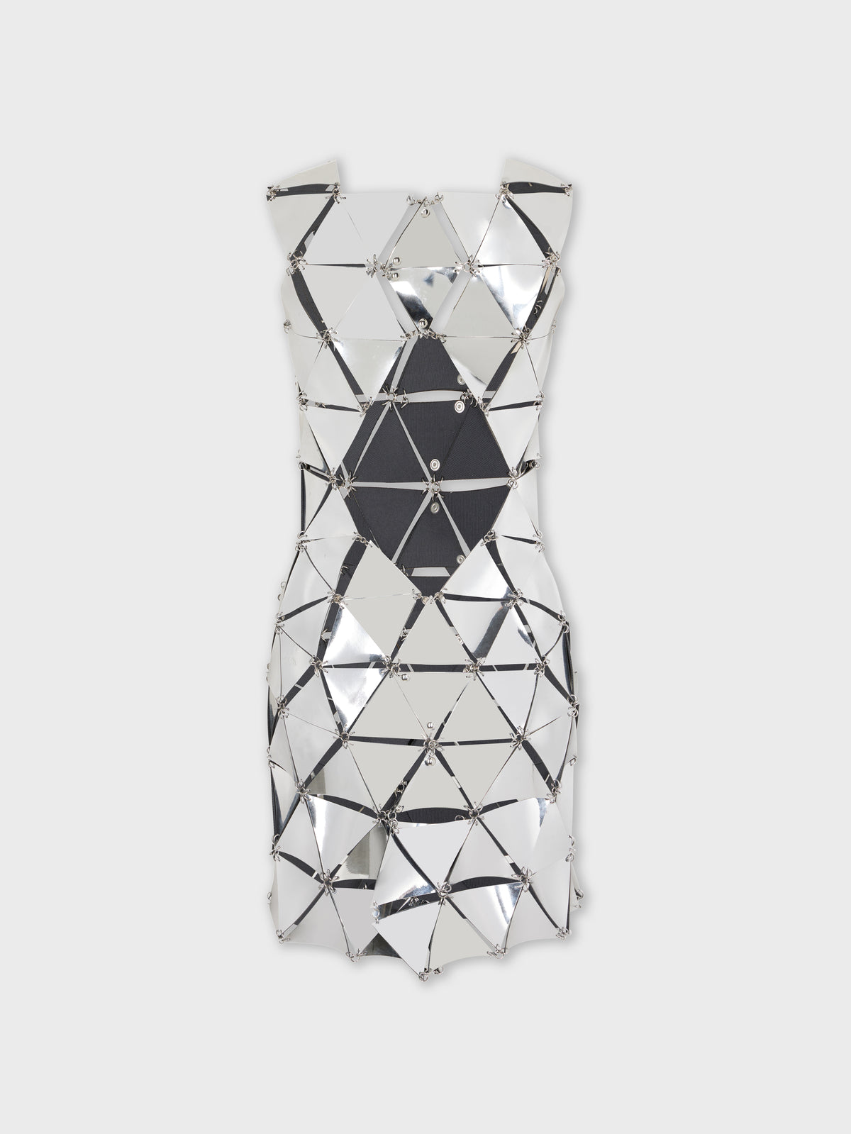 SILVER SHORT DRESS IN ASSEMBLY position 7