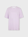 PURPLE OVERSIZED TEE-SHIRT IN COTTON JERSEY position 1