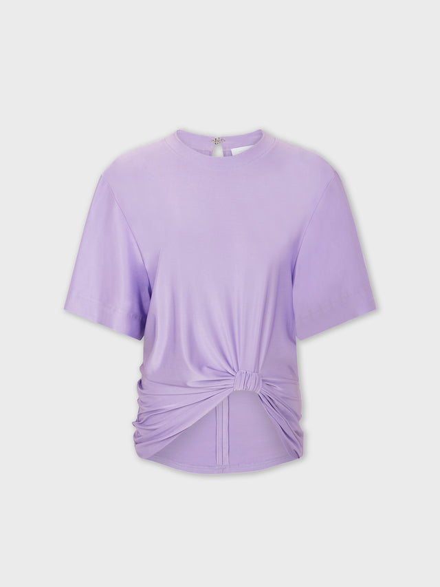 LAVENDER TEE-SHIRT IN JERSEY