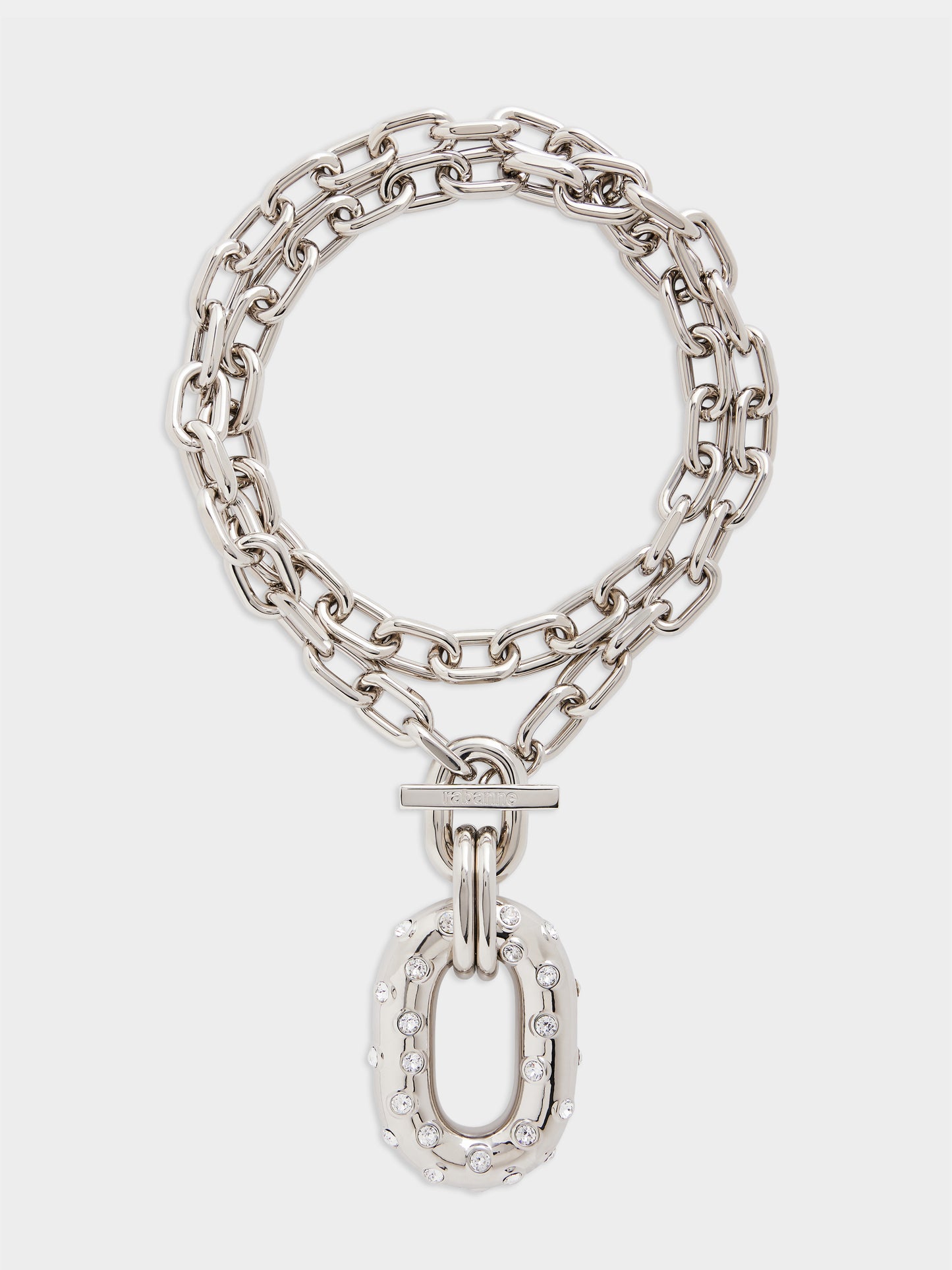 XL Link strass necklace