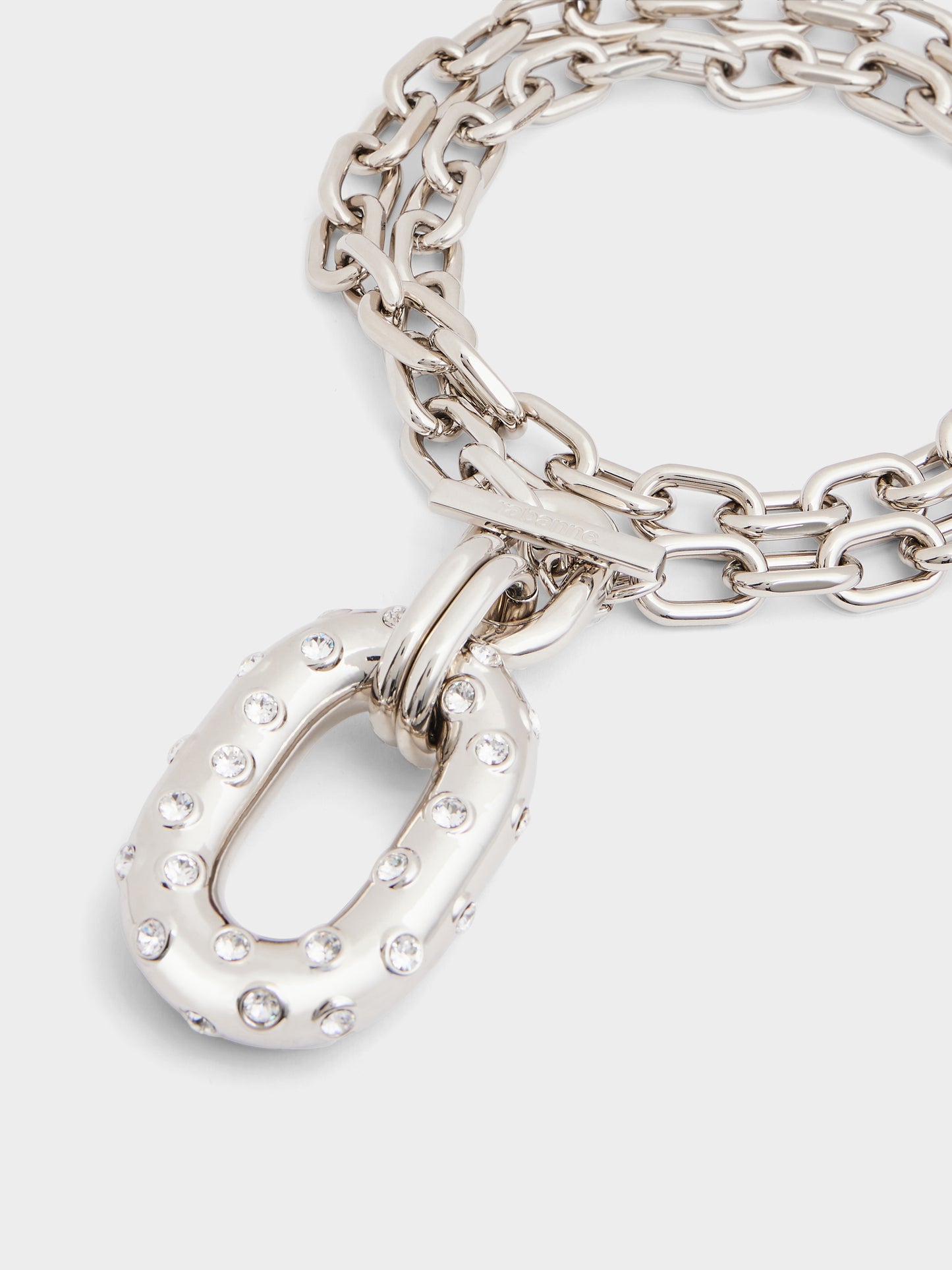 XL Link strass necklace