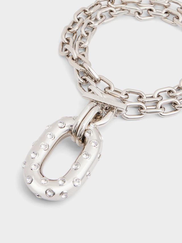 XL Link strass necklace - Image 2