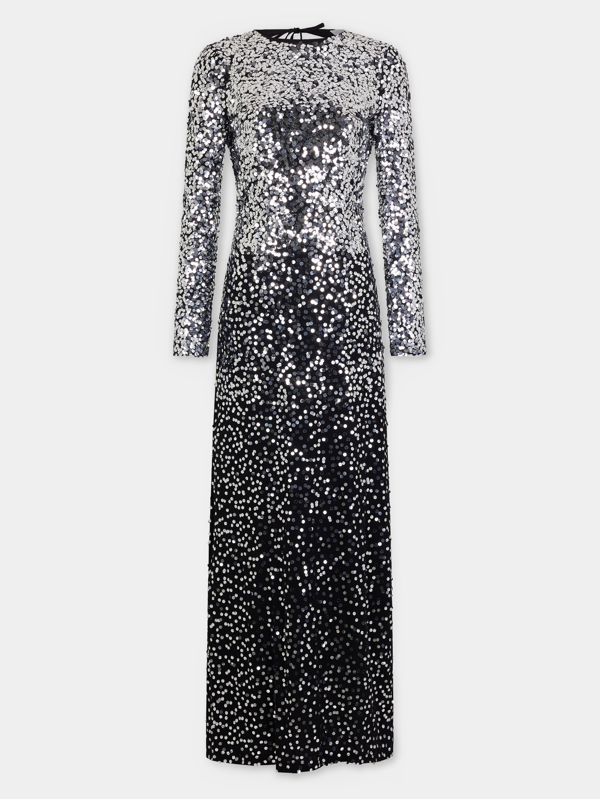 Long dress in jersey second-skin