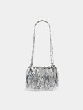 Sparkle nano metallic fur bag