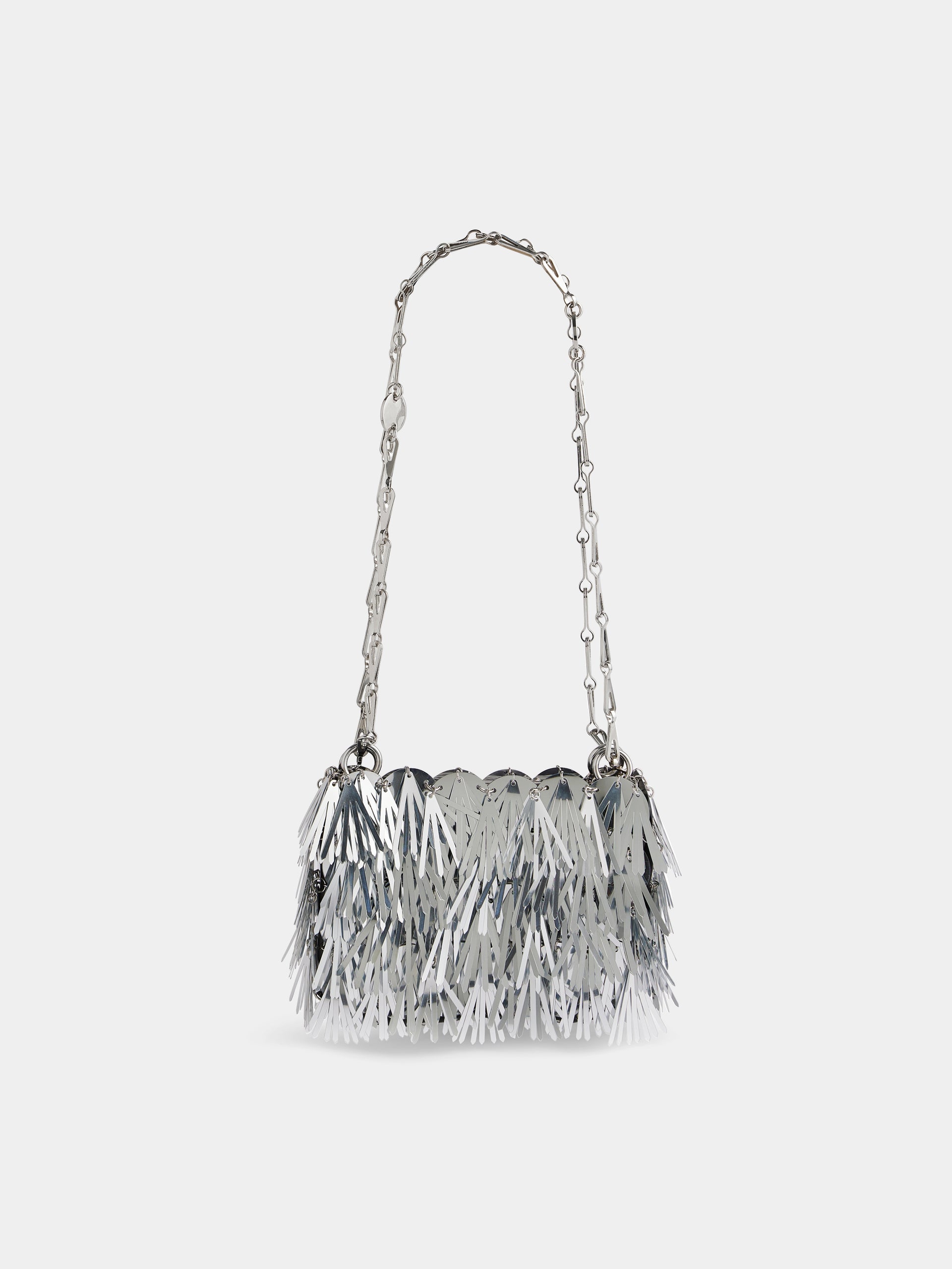 Sparkle nano metallic fur bag