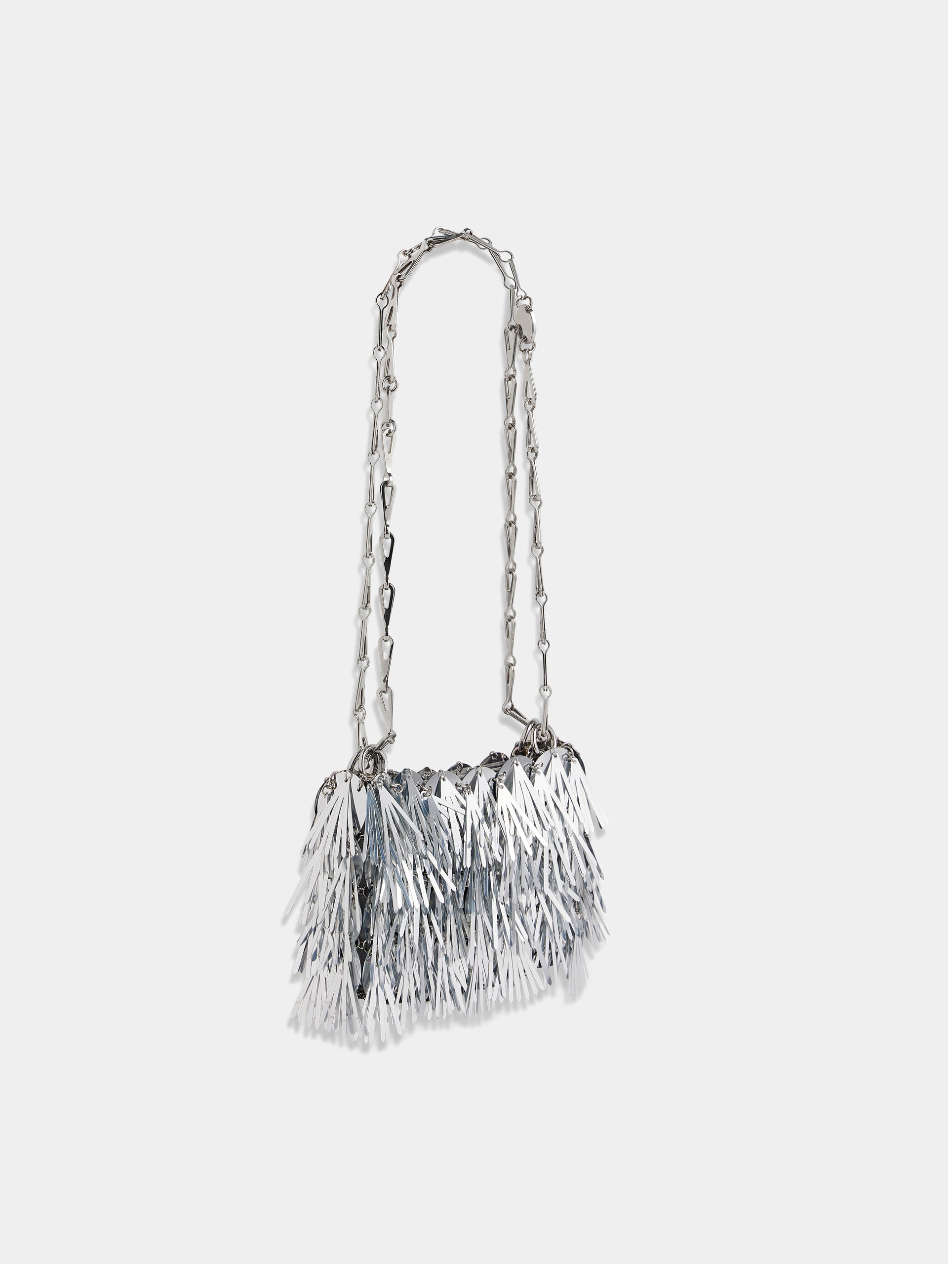 Sparkle nano metallic fur bag