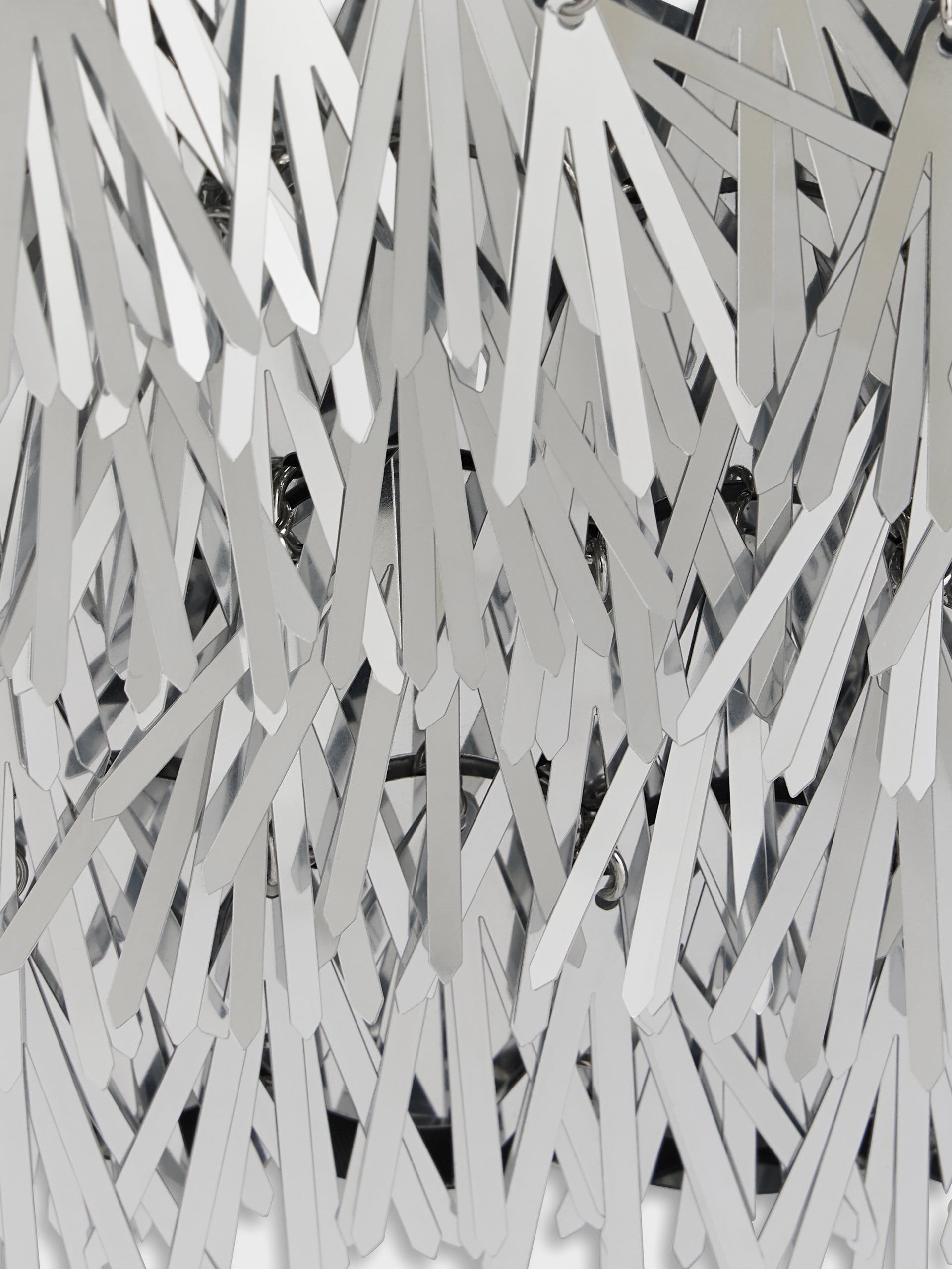 Sparkle nano metallic fur bag