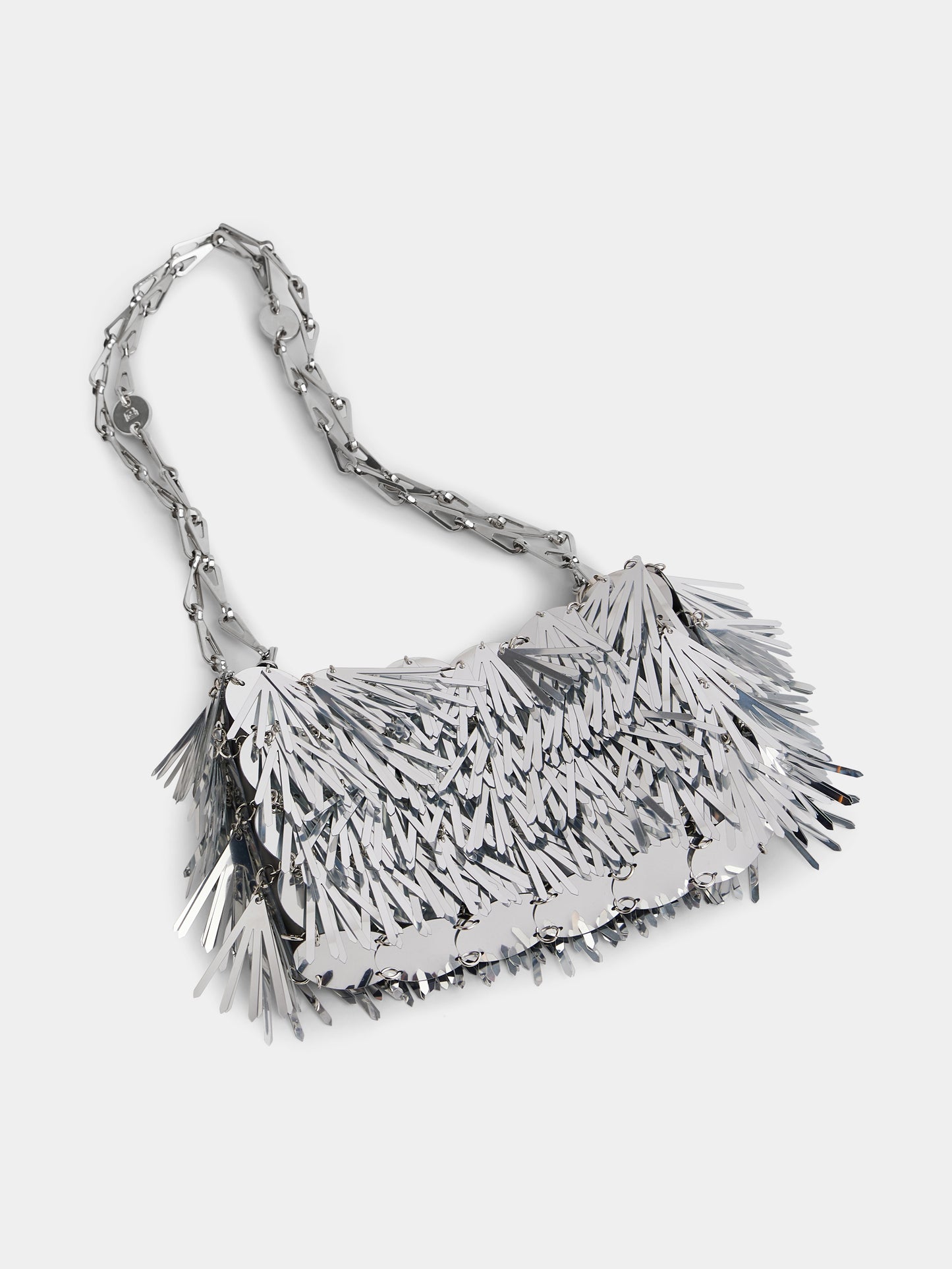 Sparkle nano metallic fur bag