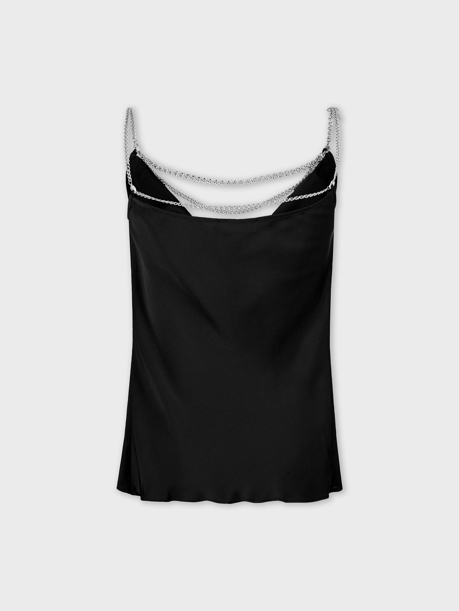Satin top with thin straps position 2 - Image 2