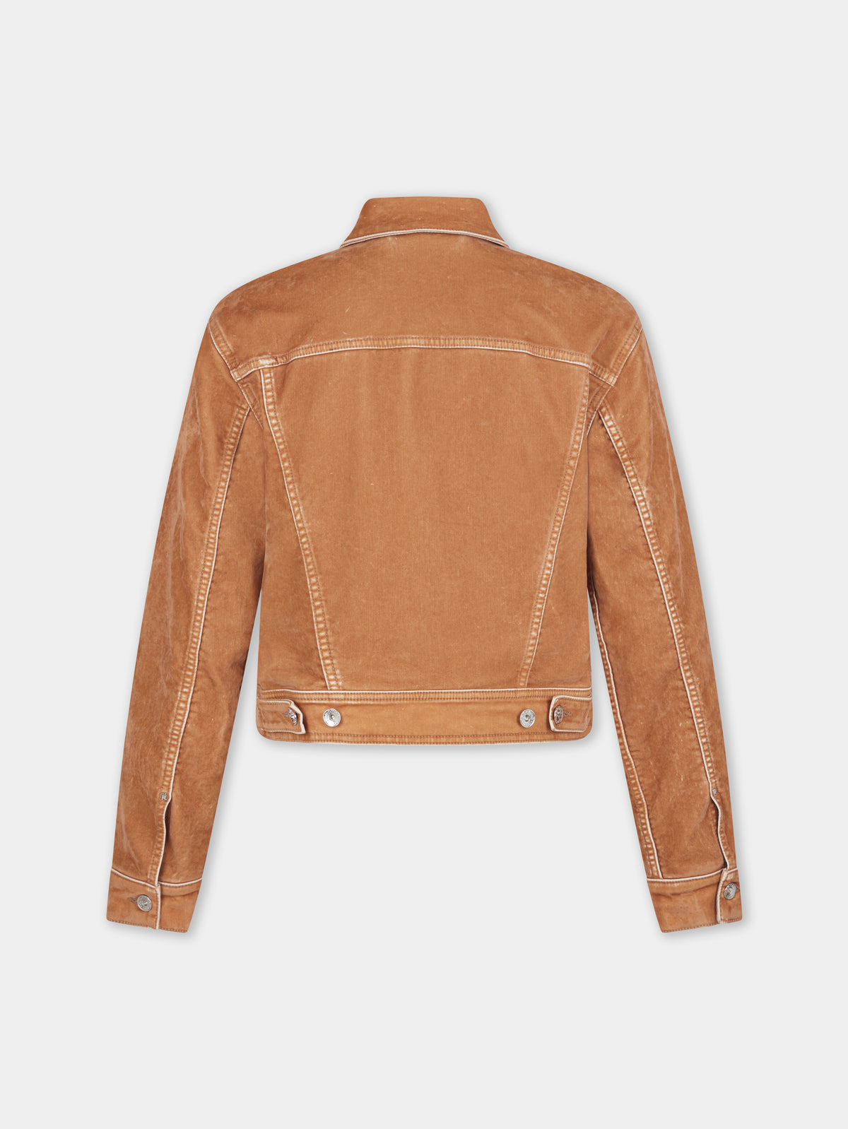 CARAMEL LONG-SLEEVED JACKET IN DENIM position 8